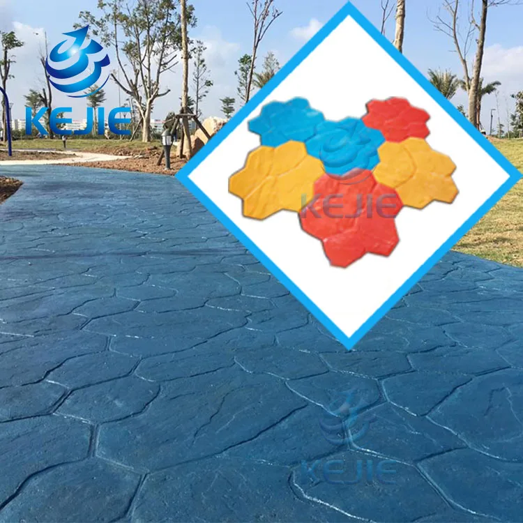 PU Mold Walkway Concrete Stepping Paving Mould Mats Stone Garden Rock in Crafts