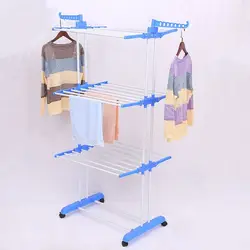Direct Factory Best Selling Multifunctional Folding 3 Tier Retractable Cloth Dryer Rack