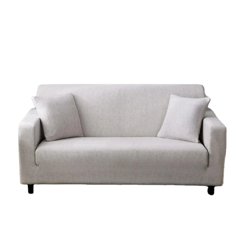 
Latest Stretch Magic dust-proof sofa slipcover spandex solid soft couch sofa cover 