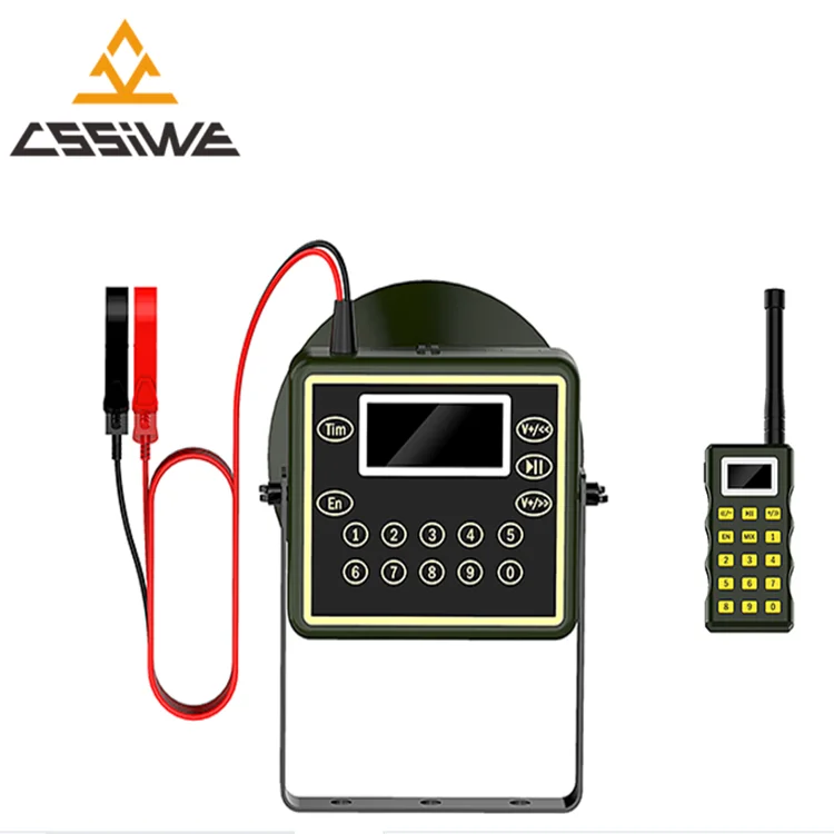Cssiwe Hot Sale Factory Offer Decoy Bird Sounds Machine Mp3 Hunting Animal Call Electronic Bird Caller with Remote Control