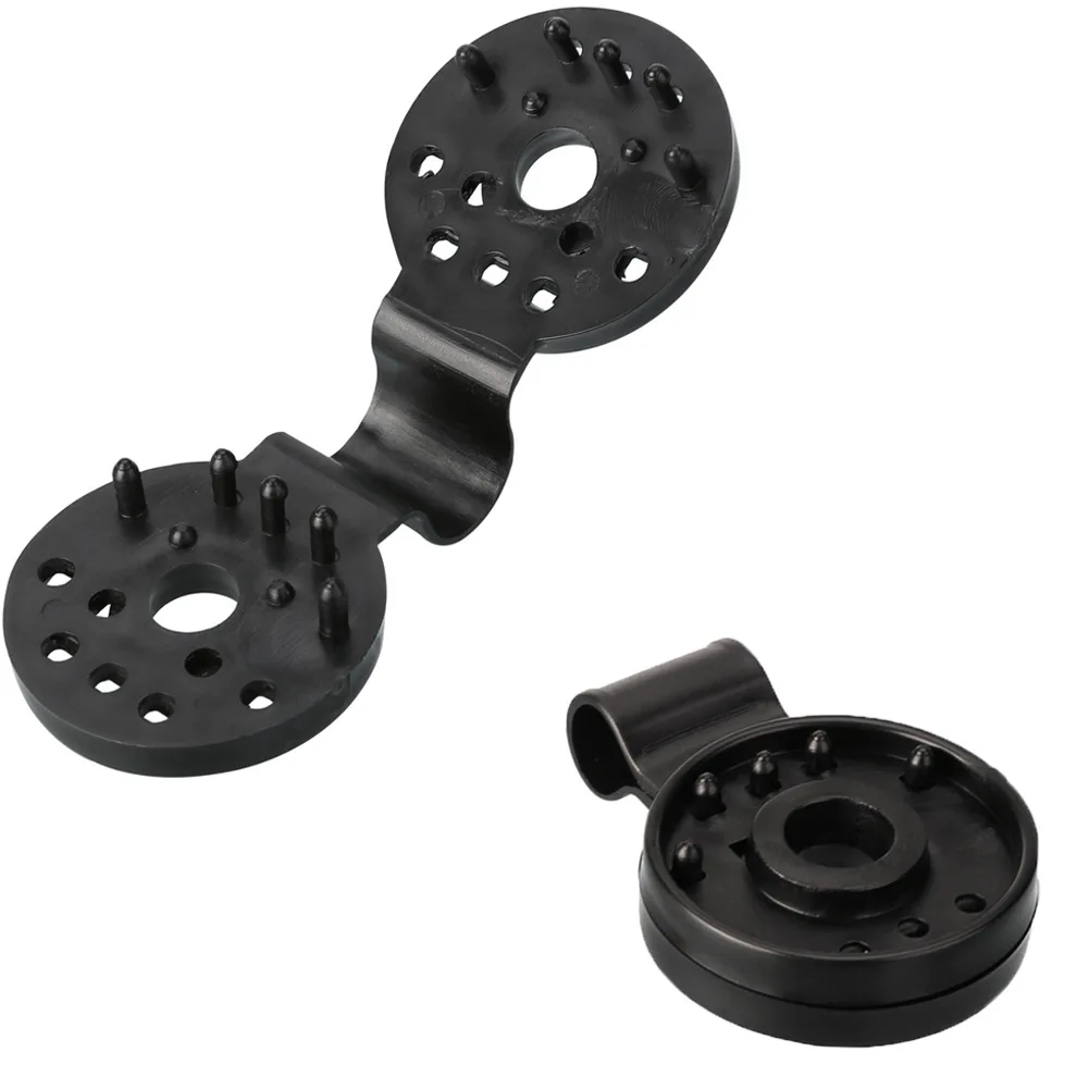 Agricultural Greenhouse Black Plastic Round Attachment  Anti Bird Netting Fabric Accessoriesplastic Clip for Shade Net