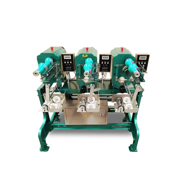 Wholesale 6 spindles automatic thread cone winding rewinding machine for textile fabric