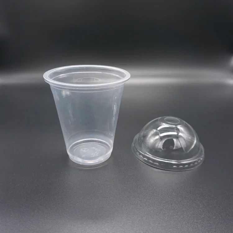 Cheap 10Oz Food Grade Non-Toxic Clear Pp Fruit Cup With Dome Lid Manufacturer