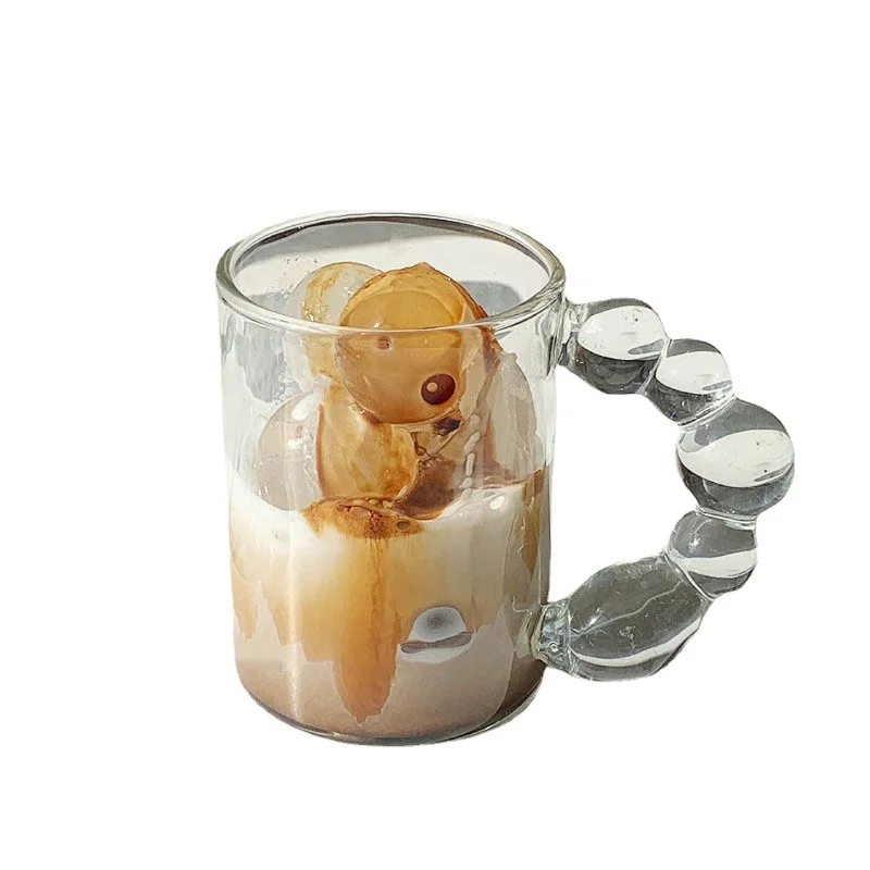 Swivel Handle Household Glass Tumbler Classic Straw Coffee Tea Water Beer Travel Gift Purpose Made Stainless Plastic Ceramic