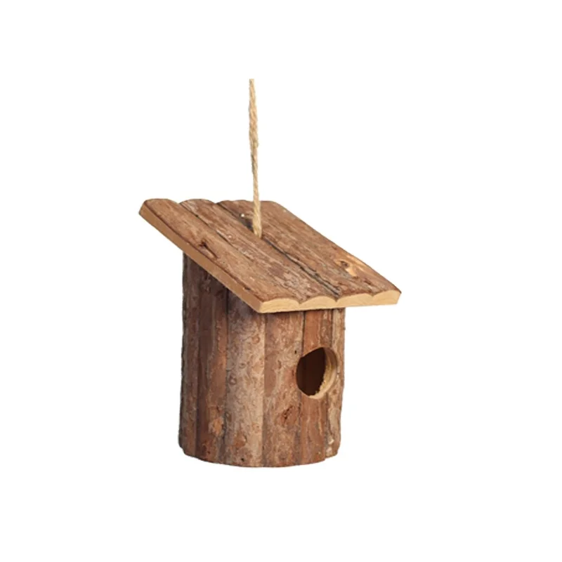 Craft Bird Houses Bird Box Cheap Wholesale Wood Folding Custom Logo Natural Fashion Solid Pet Cages, Carriers & Houses Pine Wood
