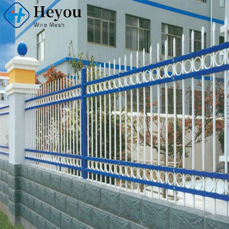 Guardrail/garden Fence Zinc Steel Metal Wrought Iron Garden Fence Garden Fence 8 Feet