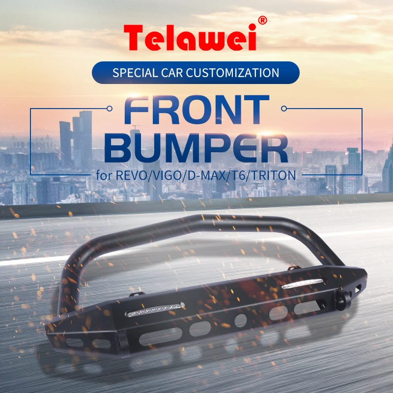 JFC-4002 Brand New auto truck hilux suzuki jimny fj cruiser highlander pajero nissan navara fortuner man steel front bumper