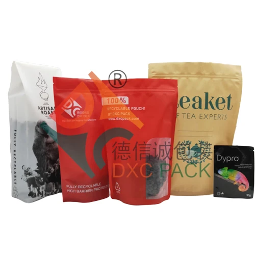 
Recyclable coffee bean packaging bag with valve 