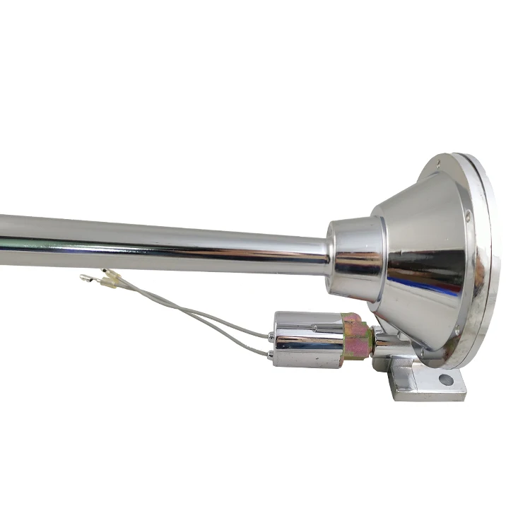 Zinc alloy 110-120 dB Single Trumpet Speaker 12V 24v Electric Air Train Horn Compressor For Car Truck