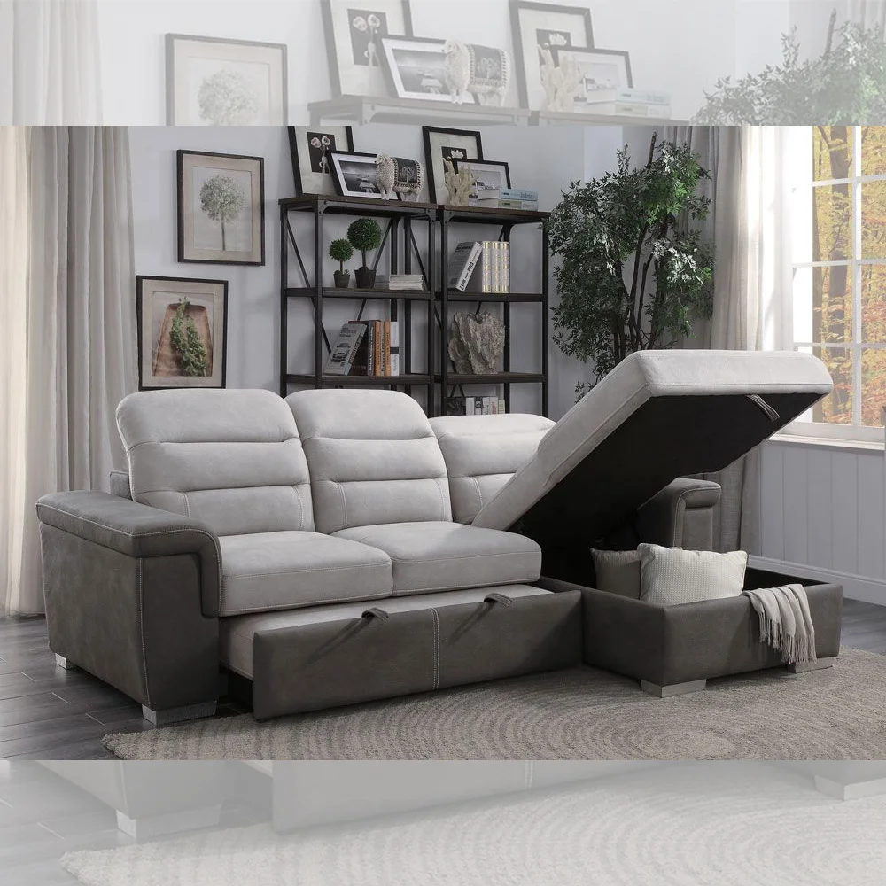 Couch Sectional 3 Size Classic Fabric Small Folding White Leather Extendable Convertible Sofa Bed for Hiace