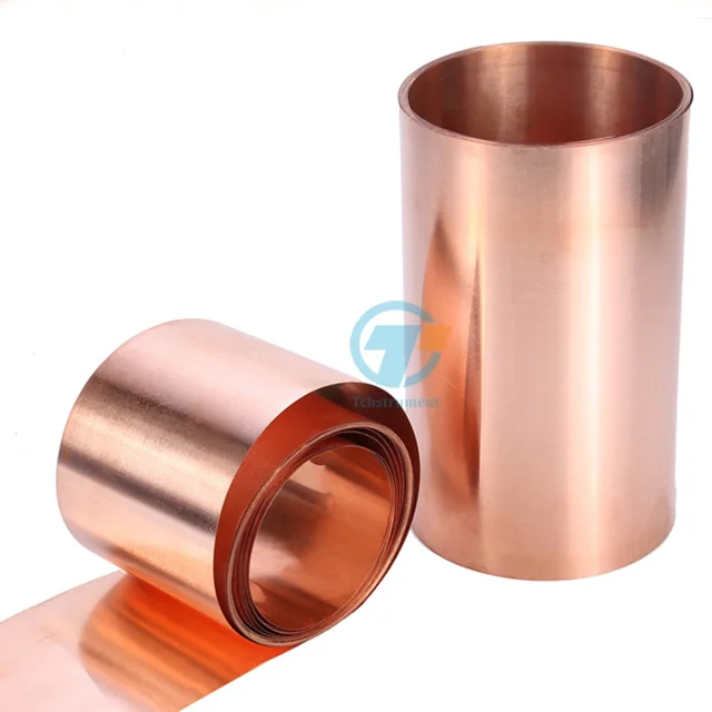 Медная фольга для анодной подложки аккумулятора (толщина 310 М Д x 180 мм Ш 9