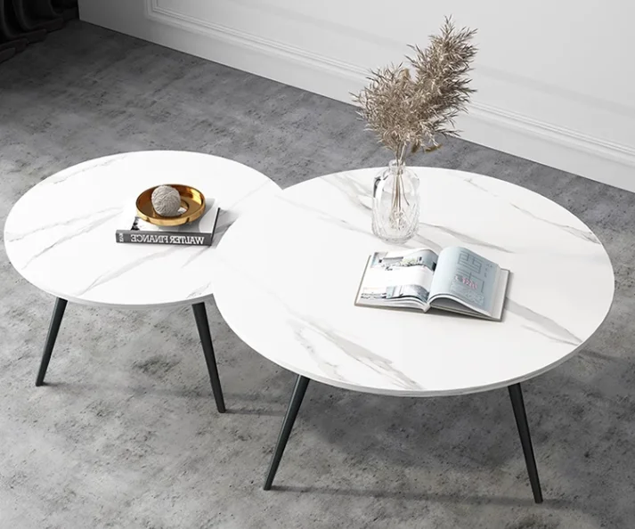 Tea Coffee Table Set Center Table Contemporary Living Room Furniture Interior Decoration Contemporary Marble Coffee Table