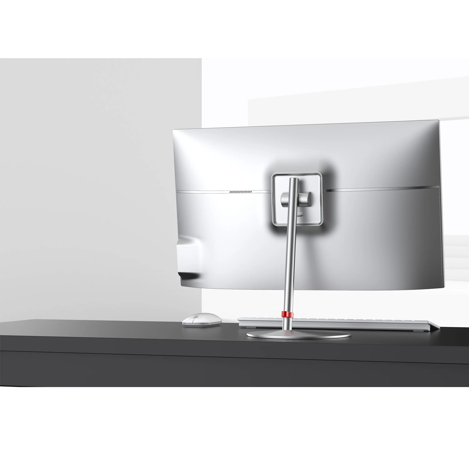 22 inch low cost pc i7 7700 Monitor desktop computer all in one pc with Round bottom stand