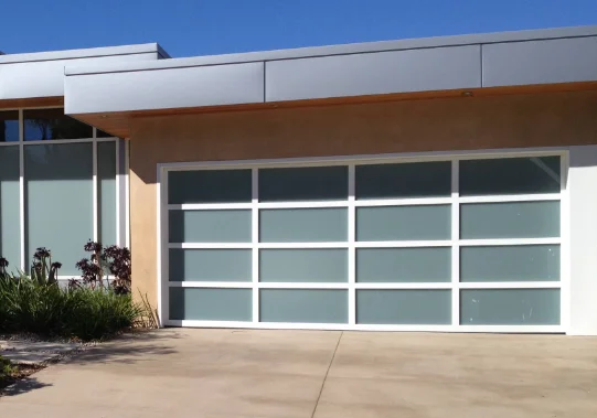 Hot sale modern design factory price aluminum alloy sectional garage doors with visual windows