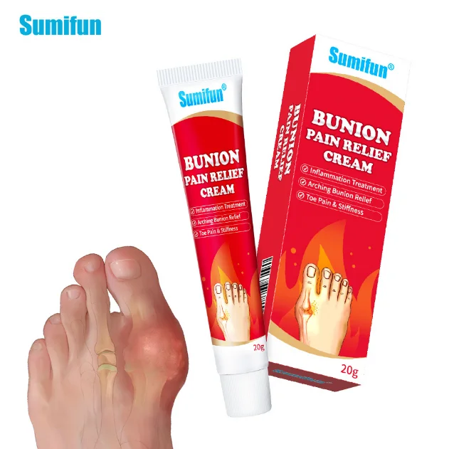 Wholesale 20g Gout Rheumatism Cream Treatment Foot Joint Swelling Thumb Arthritis Plaster Toe Sore Knee Bunion Pain Relief Cream