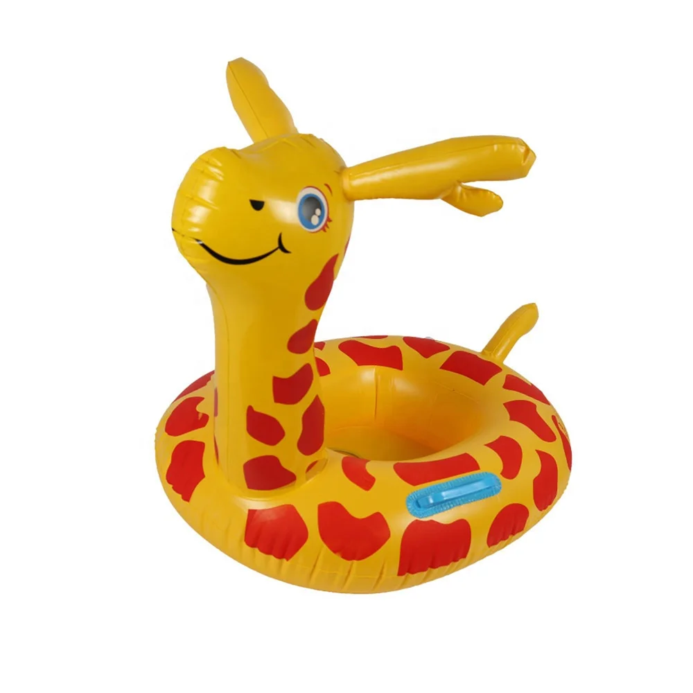 Animal Baby Inflatable Swim Boat Pool Floats Safety Kids Seat PVC Swim Sitting Rings For Pool Water Fun