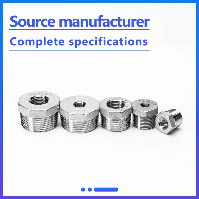 Quality Metal Products Stainless Steel 304 Thread Bushing For Pipeline Connection System