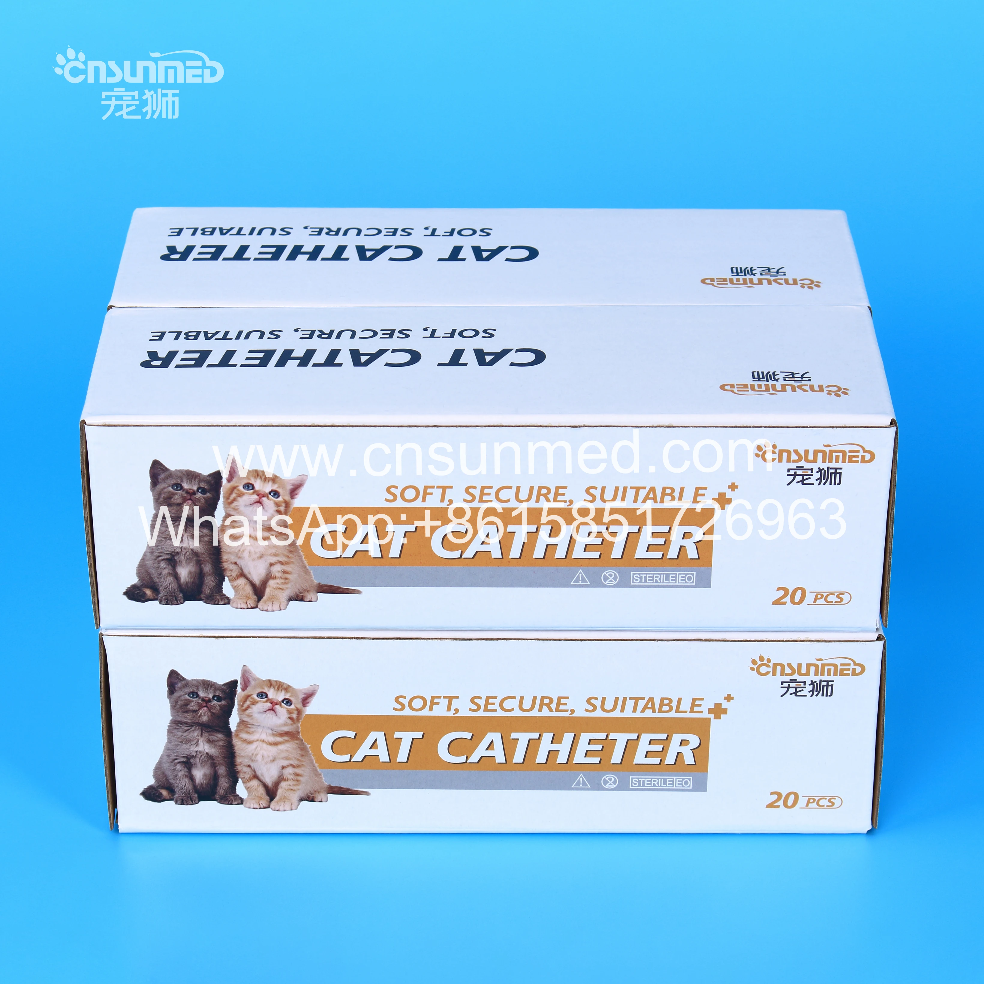 
1.0*130mm 3FR cat catheters with stylet side holes disposable urinary Veterinary urine sterile medical 