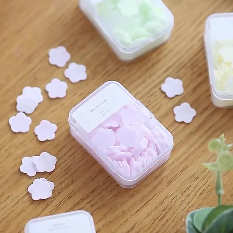 Foaming Hand Soap Tablet Eco Friendly Disposable Tablet Paper Soap Sheet