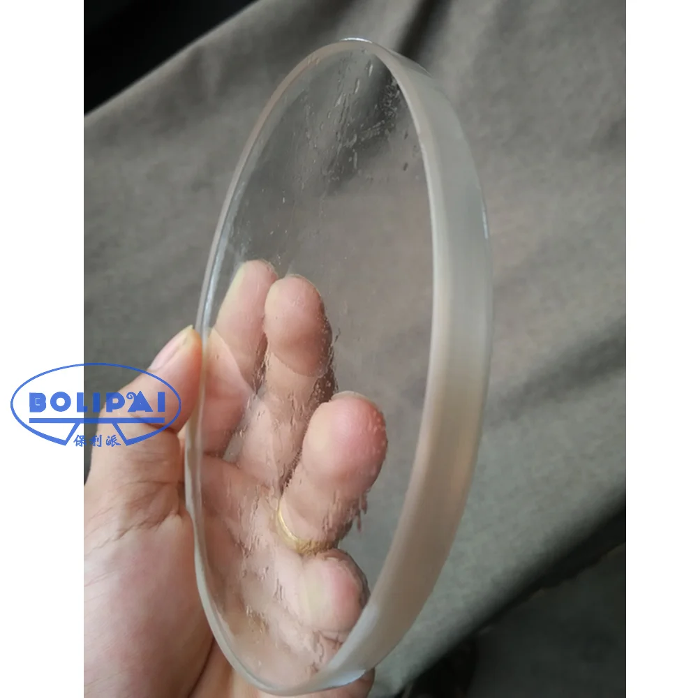 Custom round optical glass blank telescope glass high borosilicate glass
