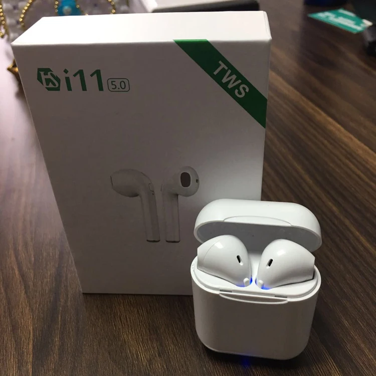 
i11s TWS Mini Wireless Stereo Earbuds Headset With Charging box Earphones For All Smart Phones 