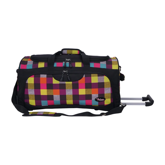 Hot Sell Carry-on Luggage Trolley Bags rolling Duffel bag Trolley Travel Bags wheeled outdoor carry on Luggage