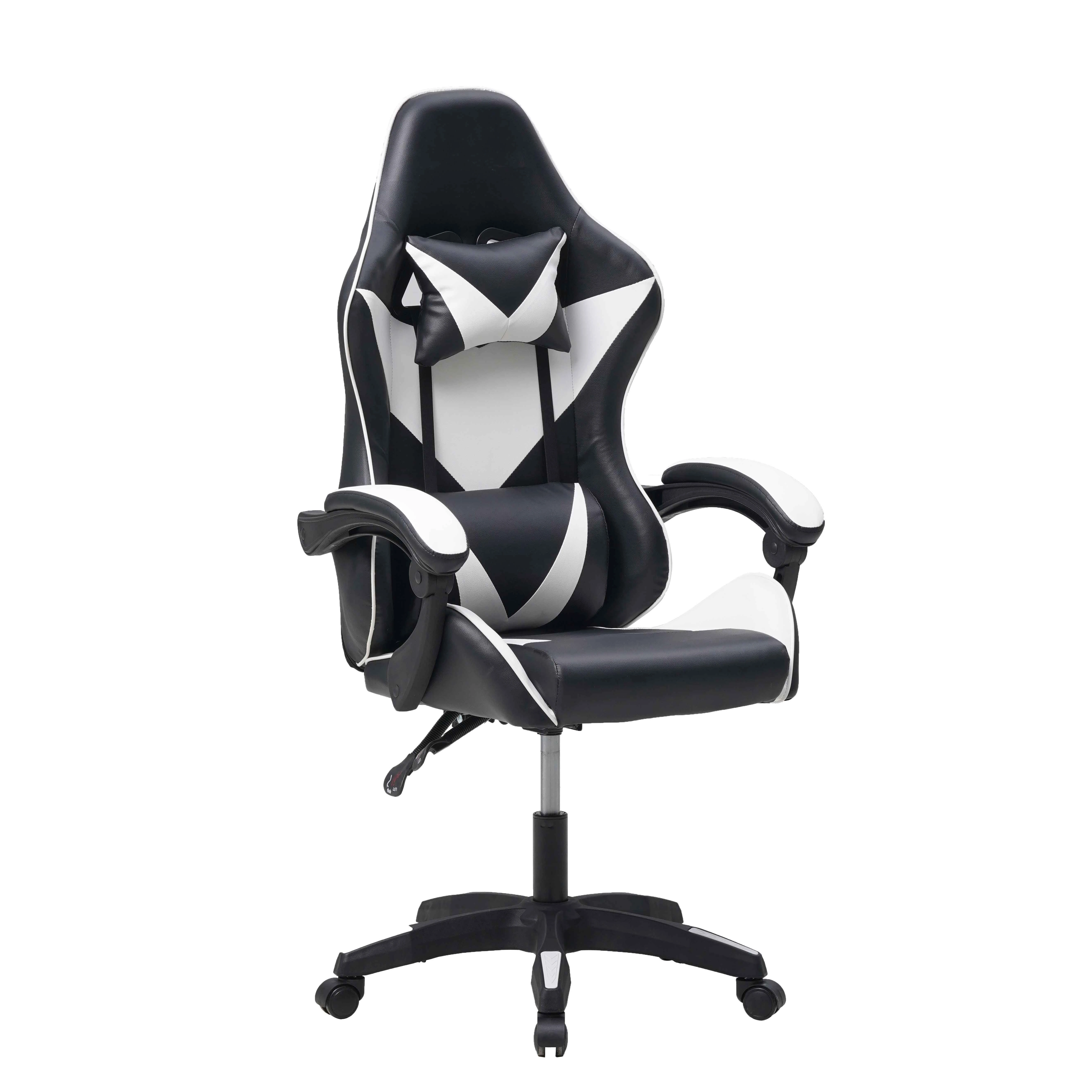Wholesale custom cheap ergonomic  pu leather adjustable back swivel chair silla gamer racing gaming chair