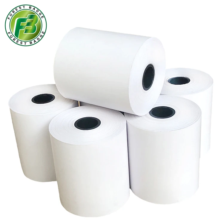 Office papel termico 80x80 48 gsm pos rollo de papel termico 80mm thermal paper atm pos bill receipt thermal paper rolls