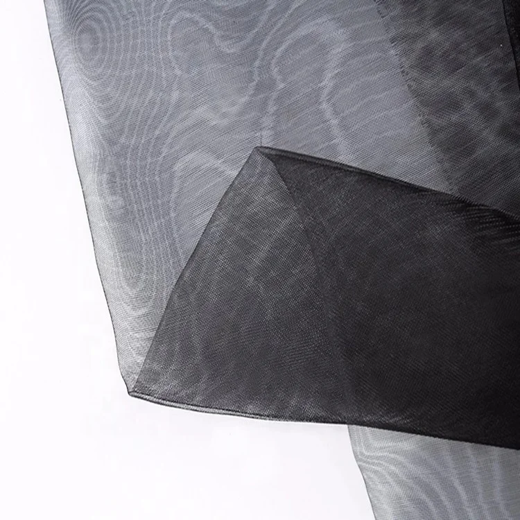 Hot selling new style glass organza/crystal organza decription fabric