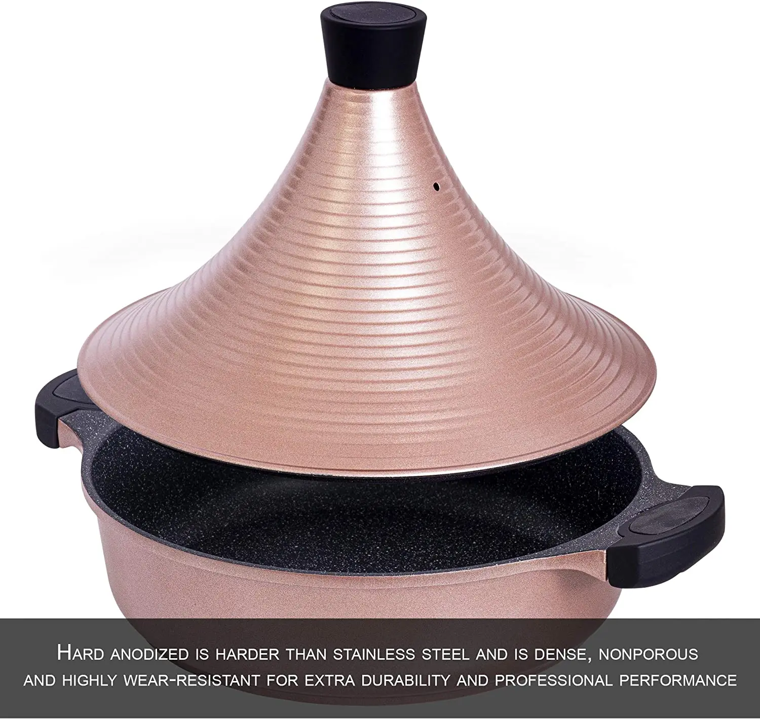  28 cm die cast aluminum moroccan tagine non stick pot cookware