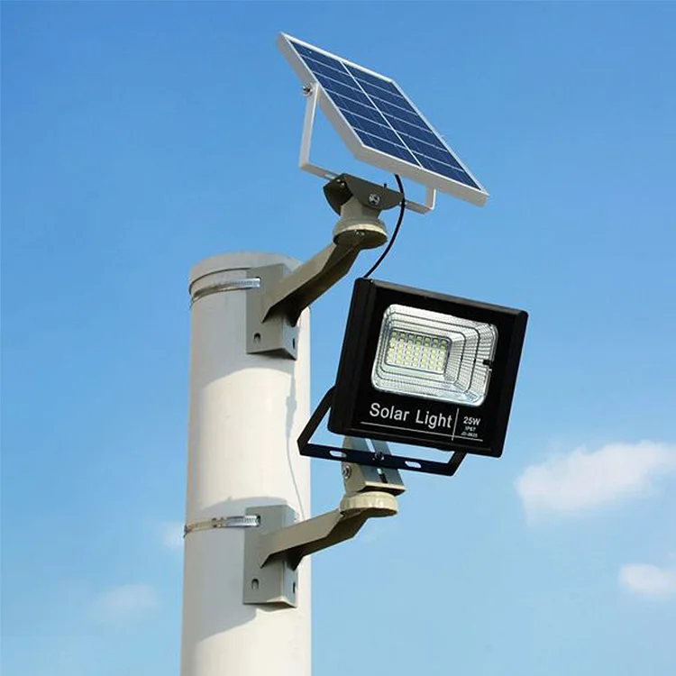 Outdoor motion sensor lighting solar power security light
