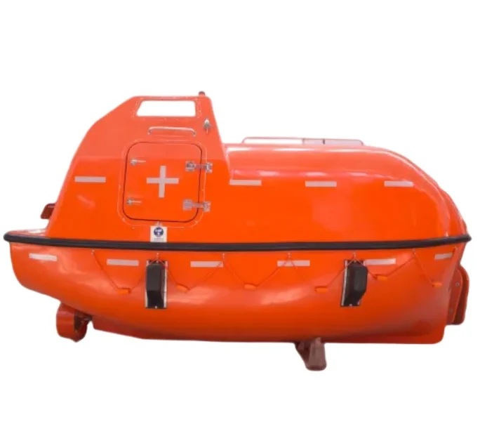 totally enclosed life boat marine freefall lifeboat solas life boat FRP 30 persons lifeboat