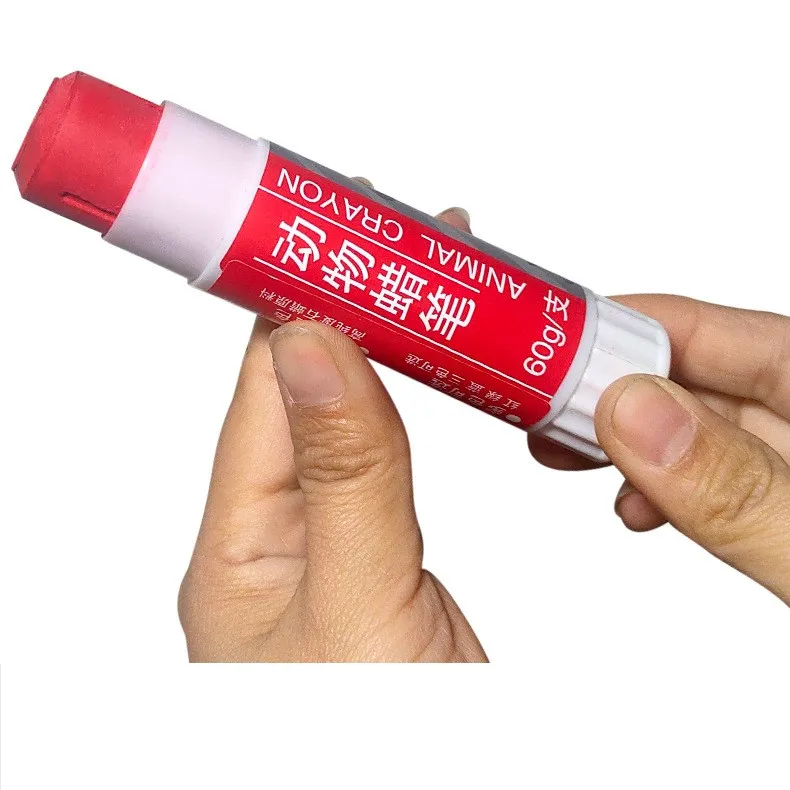 Animal crayon sign cattle sheep horse chicken duck goose pig animal On the body mark crayon