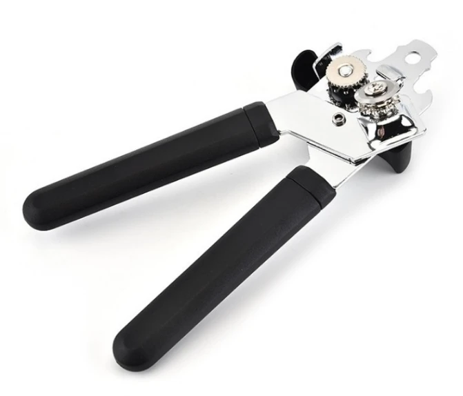 2022 Amazon hot sell Gorilla Grip Manual Handheld Strong Can Opener Stainless Steel Cutting bottle Opener for kitchen