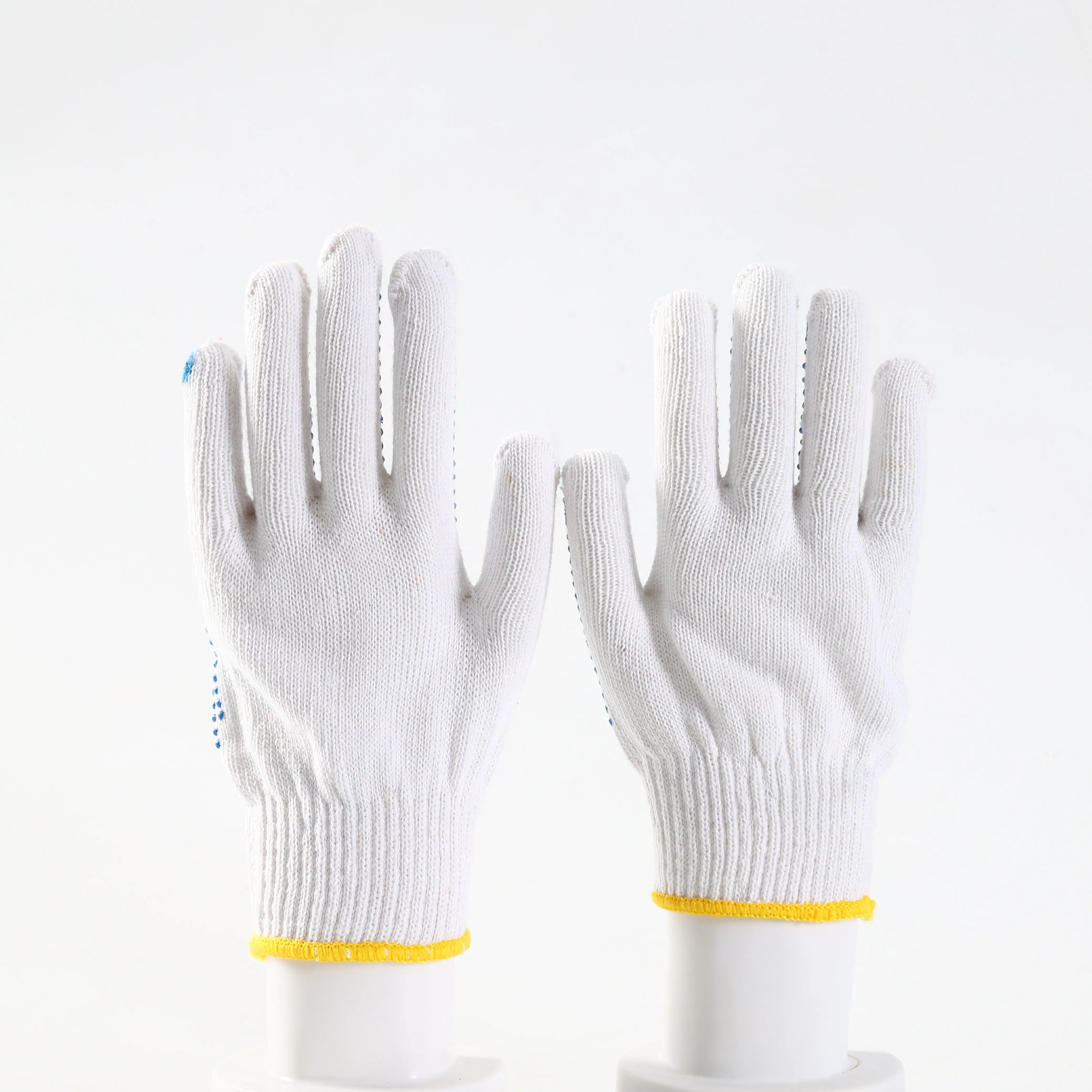 2024 Wholesale Price Cotton Dot Polka PVC DOTTED Gloves For Industry gardening