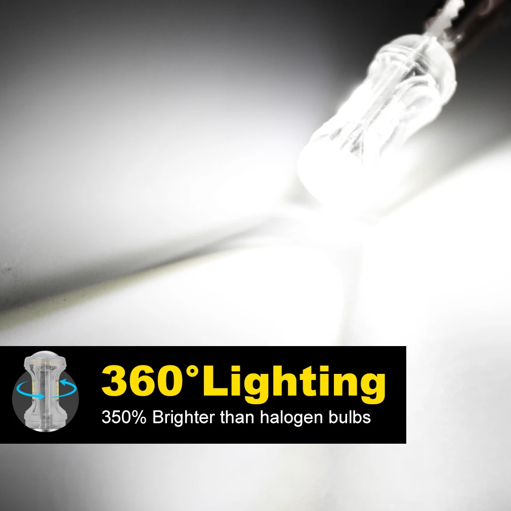 T10 Led Bulb  12V W5W 168 194  LED Canbus 5SMD 3030 Car Interior Lights License Plate Lamp Automobiles Corner Light Parking Bulb