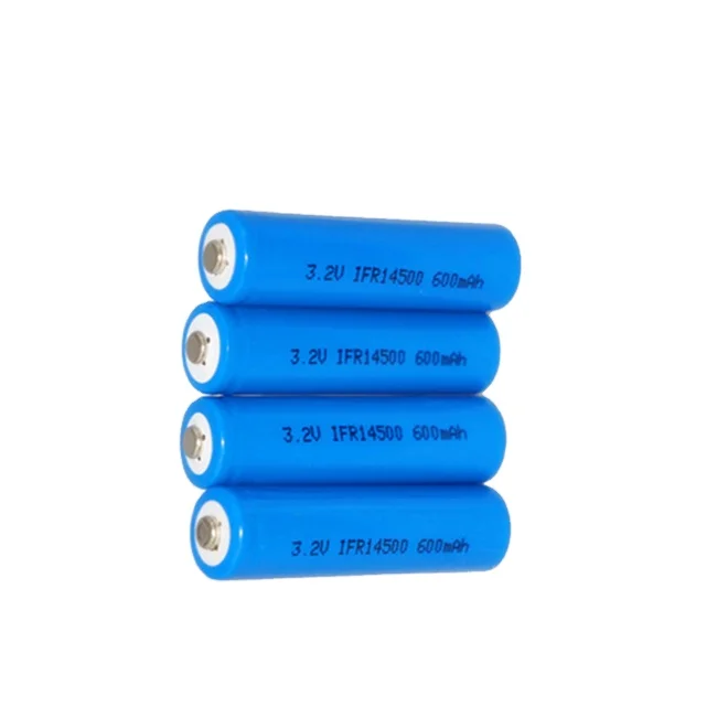 Rechargeable Lithium ion Battery Cell 14500 3.2V 600mAh