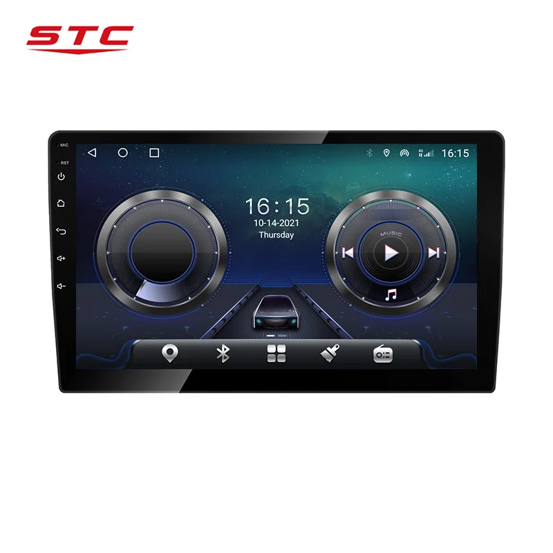 High-End 10-Inch Slim Body Car Android Stereo GPS DSP RGB Functions Factory Direct Android Player System Navigation DVD Touch