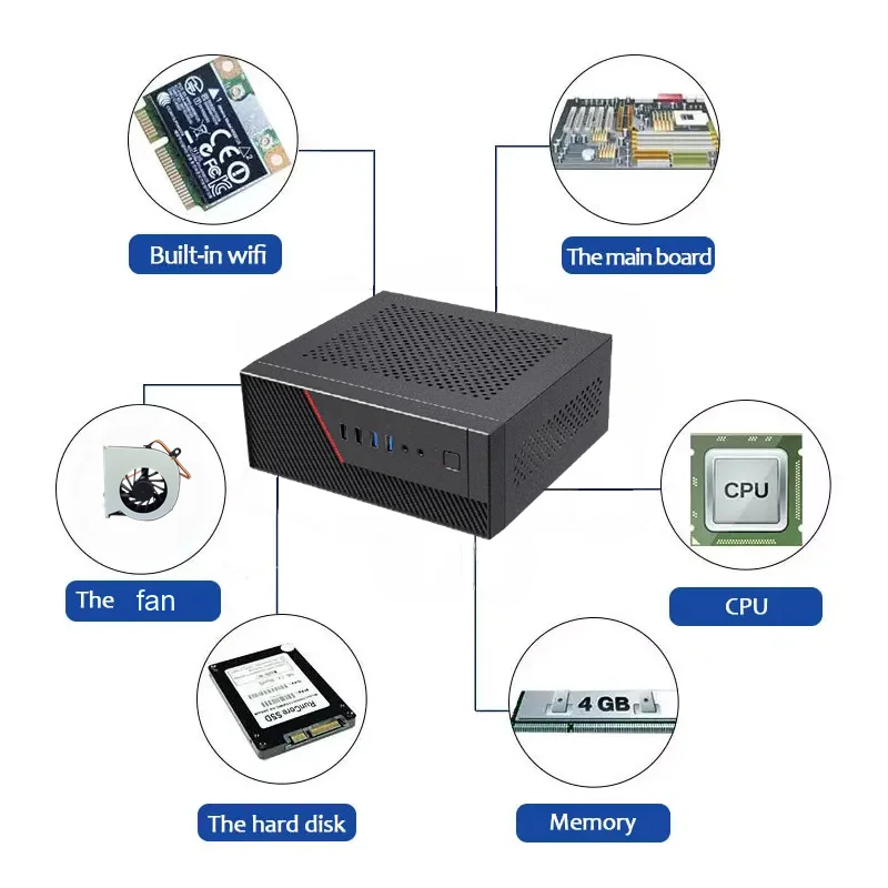 Personal & Home Core I7 Pc Gamer I9 Mini-Size Pc Desketop Computadora 8gb 16gb 32gb Ram 1tb Ssd Mini Computer Gaming Machine