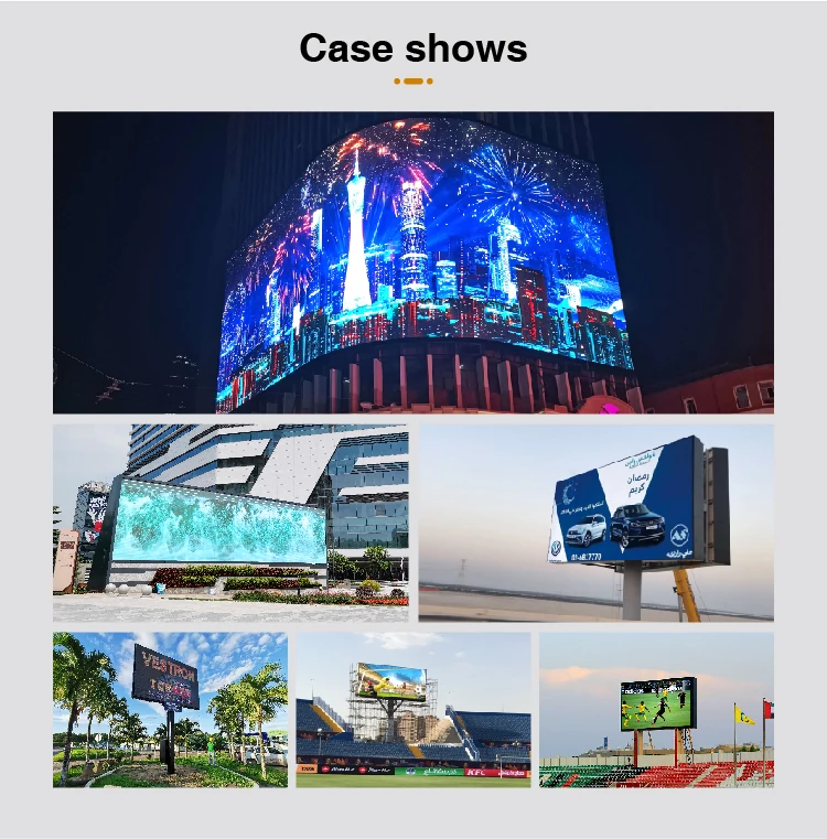 Outdoor Waterproof All Aluminium P4 P5 Big Video Wall Panel 5mm LED Screen For Advertising Display Billboard