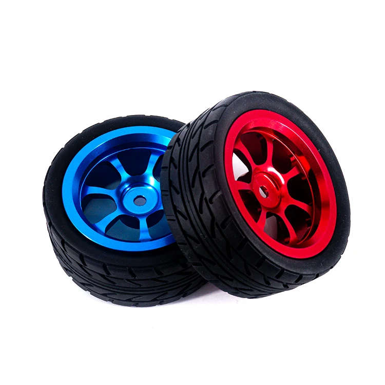 High Cnc Wheel Rim Grip Rubber Tires Tyres For Wltoys 1/14 Scale 144001 A959 A949 A969 Rc Car Wheel Rim