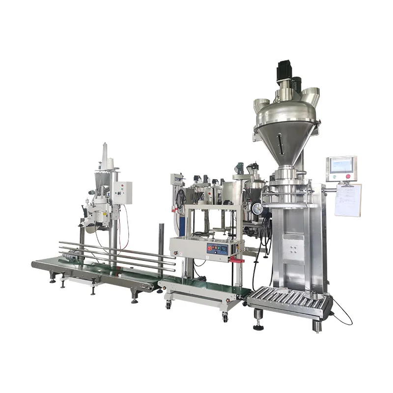Semi Automatic Maize Powder 10 25 50kg Filling Bag Packing Package