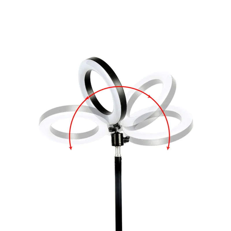 Custom Adjustable selfie mobile phone fill light led ring lamp photo light studio photo shoot  ring light