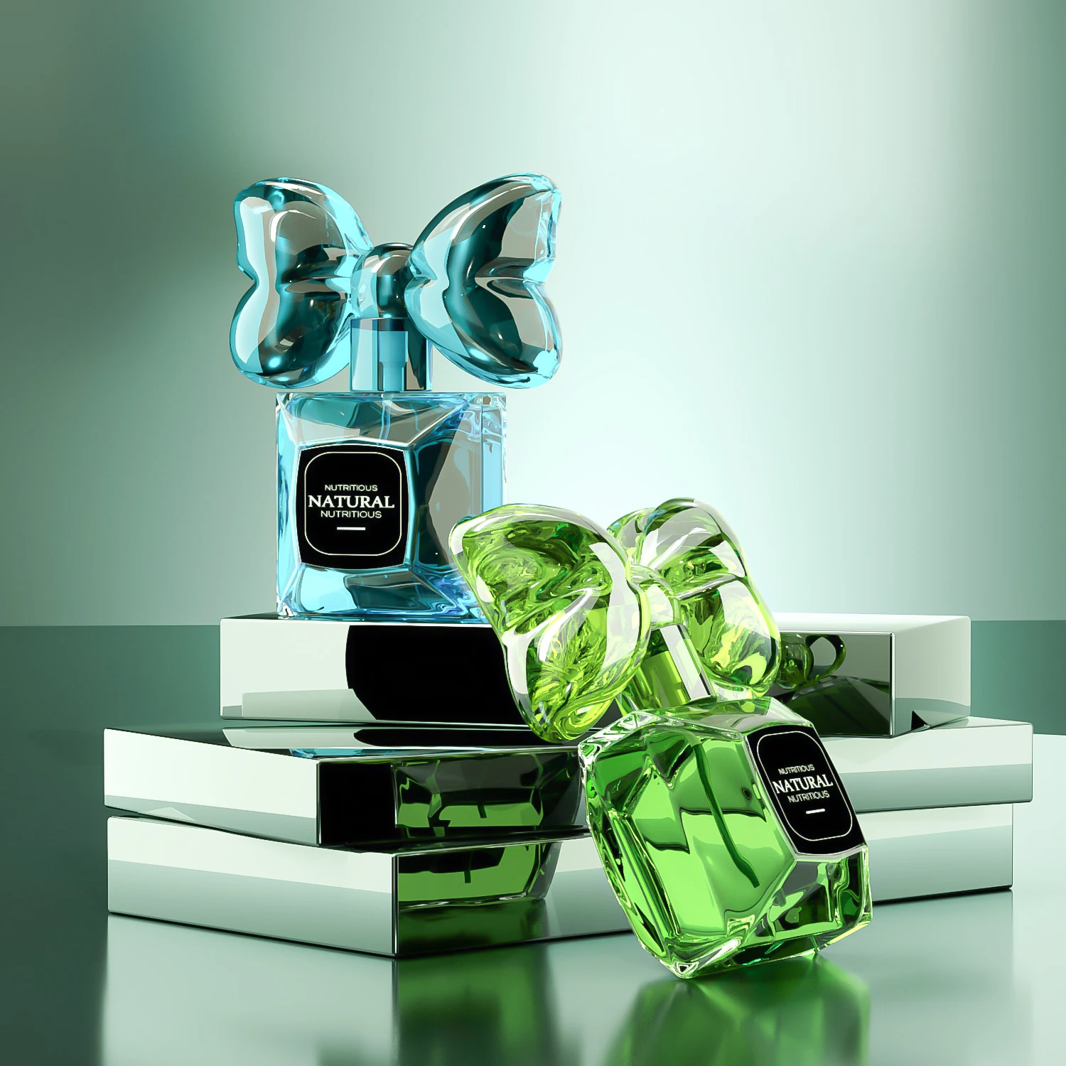 High quality clear fragrance parfum bottle packaging 50ml 100ml glass spray perfume bottle with cap