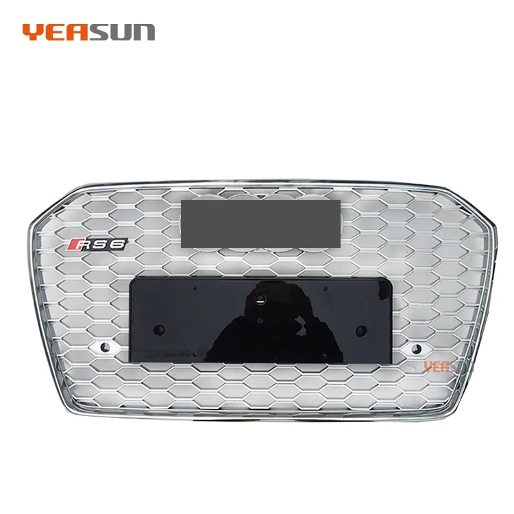 RS6 Авто Передняя решетка модификации для Audi A6 S6 2015 2016 2017 2018