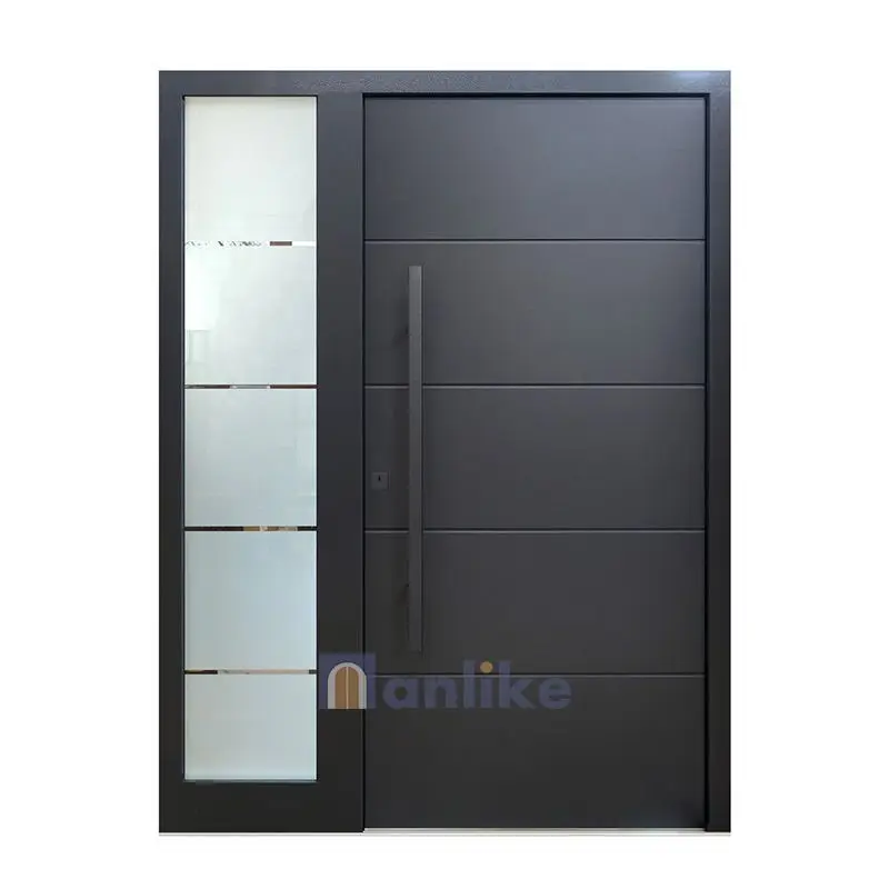 Anlike Italian Double Luxury New Multi Lock Smart Single Korean Insulated Anti Theft Steel Porta Main Front Entry Doors