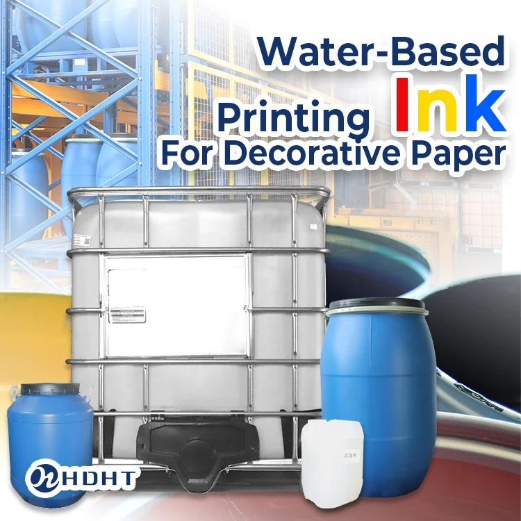 High Light Fastness Grade , High Quality Color, Water-based Printing Ink, Red, Yellow, Blue, Black and White