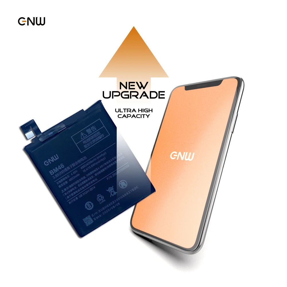 Оптовая продажа индивидуальная сборка телефона литий-ионный аккумулятор BM46 4050 мАч для Xiaomi Redmi Note 3 и pro