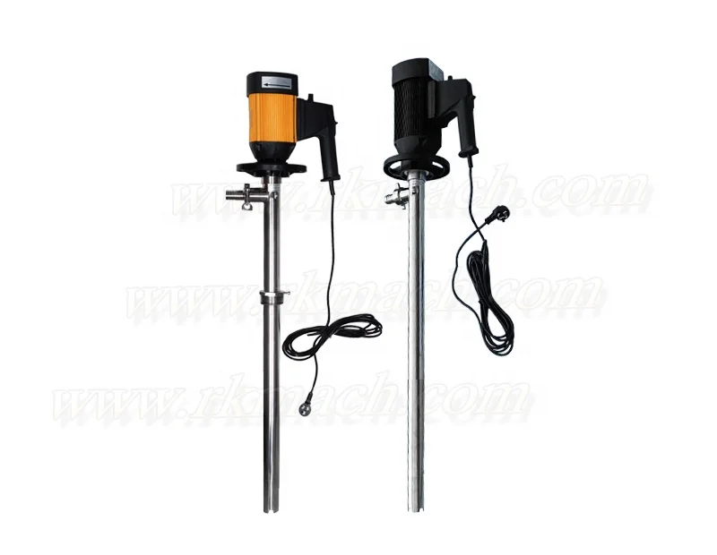 80L/min 130L/min stainless steel portable barrel pump for 0~800cps oil