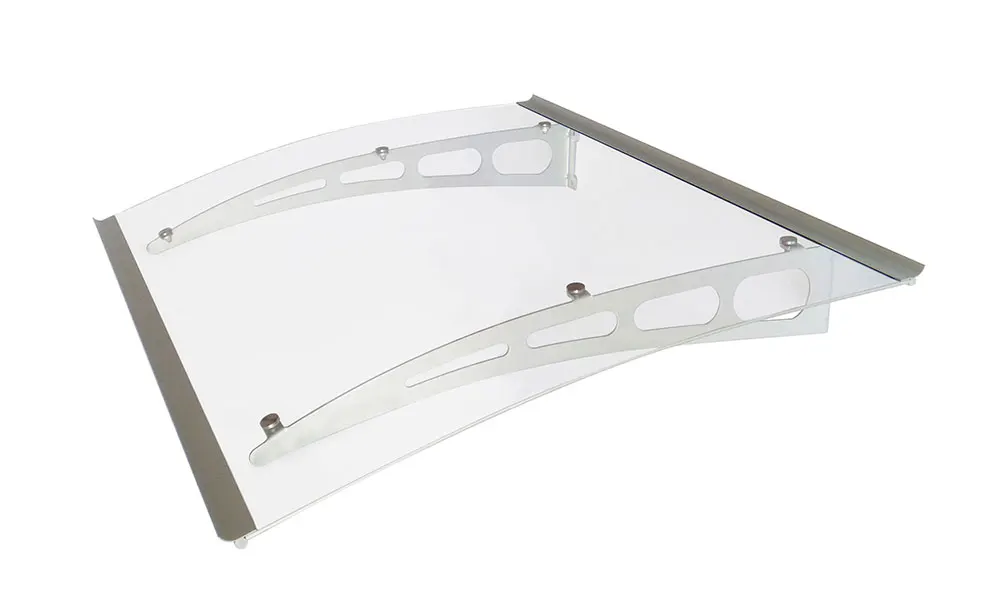 PA series window awning PC  door awning  80x120cm modern glass cover front door outdoor patio canopy